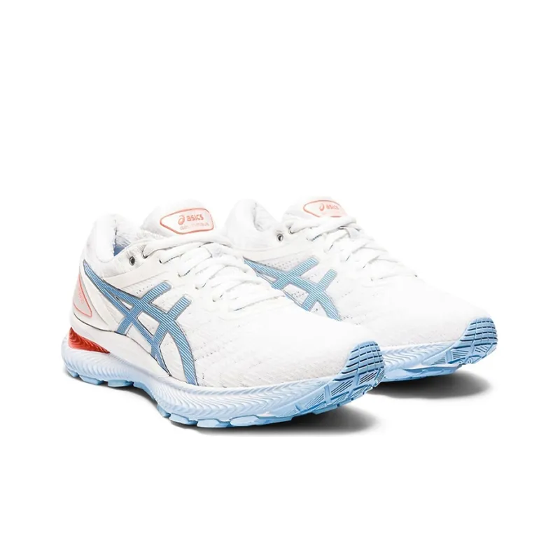 Sneakers Asics Gel Nimbus 22 Womens White Asics Women's Gel Nimbus