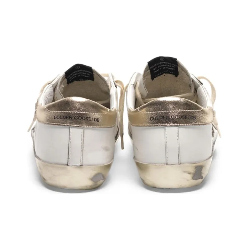 Golden Goose Super-Star Classic "White/Gold" Sneakers-4