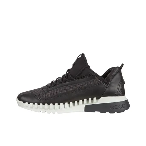 Ecco Zipfle Low Top Casual Shoes Men's Black