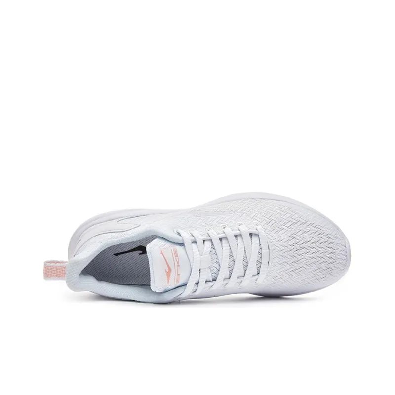 Erke Shock Absorbers Slip Resistant, Abrasion Resistant, Breathable Low Top Running Shoes Women's True White-2