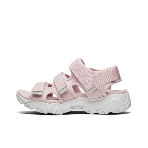 Skechers D'LITES Series Beach Sandals Women's Pink