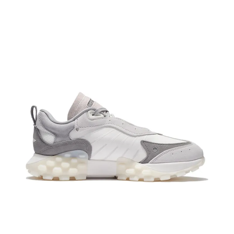 LiNing Overload Low-Top Casual Shoes Men's Gray White-1