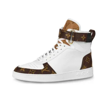 LOUIS VUITTON Lv Boombox High Top Sneakers White Women's
