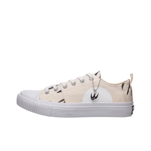 McQ Alexander McQueen Skateboard Shoes Unisex Low-Top Oyster Color