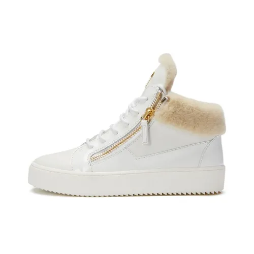 Giuseppe Zanotti Kriss Leather Mid-top Sneakers