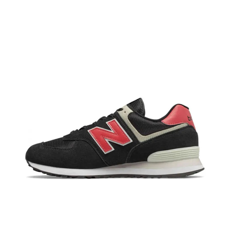 New Balance 574 Classics Black Red White-0