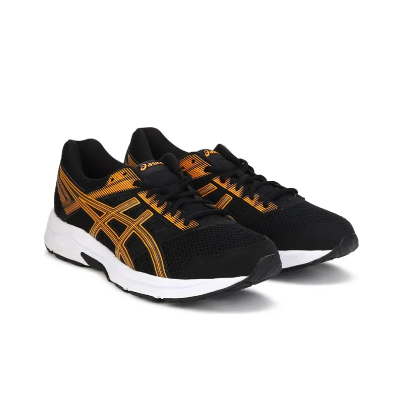 Asics Gel-Contend 5 B Wear-Resistant Low-Top Running Shoes Men's Black Orange-2