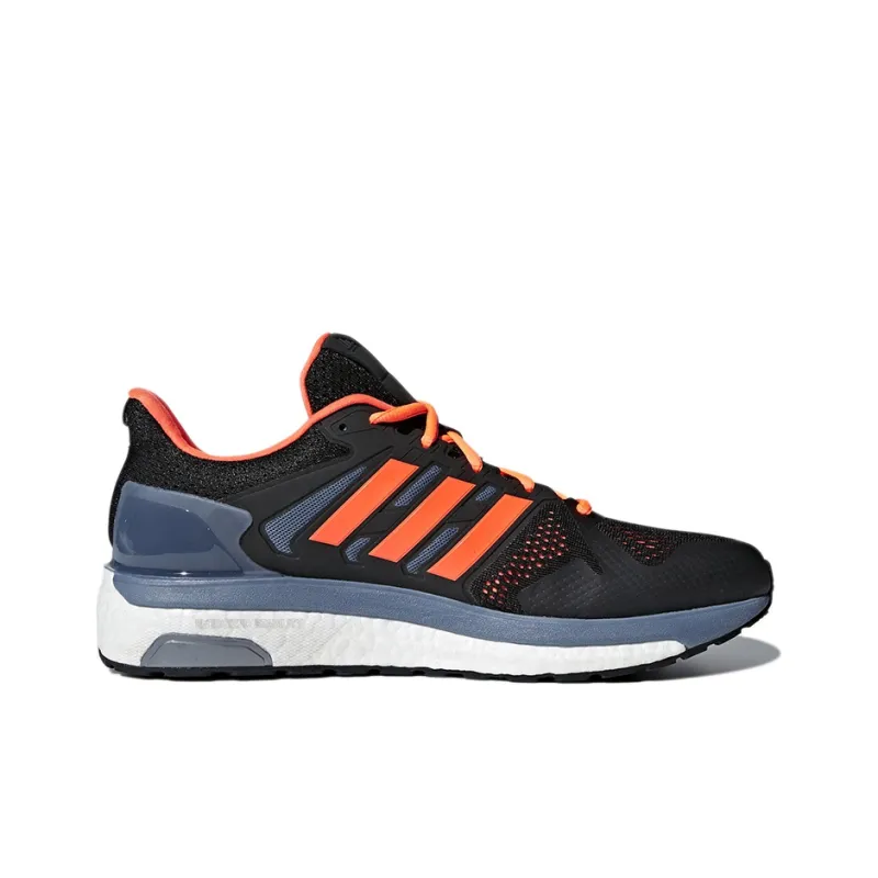 Adidas Supernova Series Running Shoes Men Low-Top Black/Orange-1