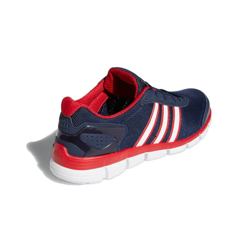 Adidas Climacool Cushioning Anti-Slip And Wear-Resistant Low-Top Running Shoes Unisex Blue Red-3