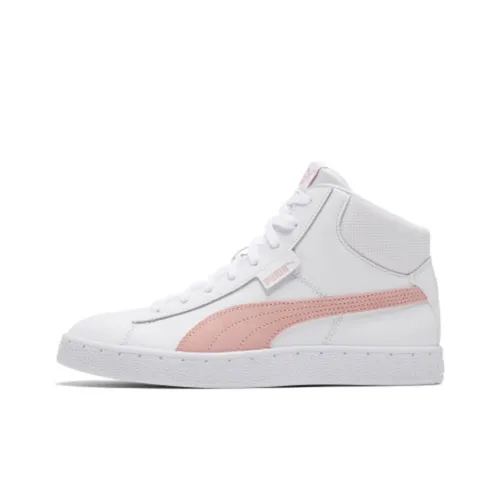 PUMA 1948 Skateboard Shoes Unisex Mid-Top Pink/White