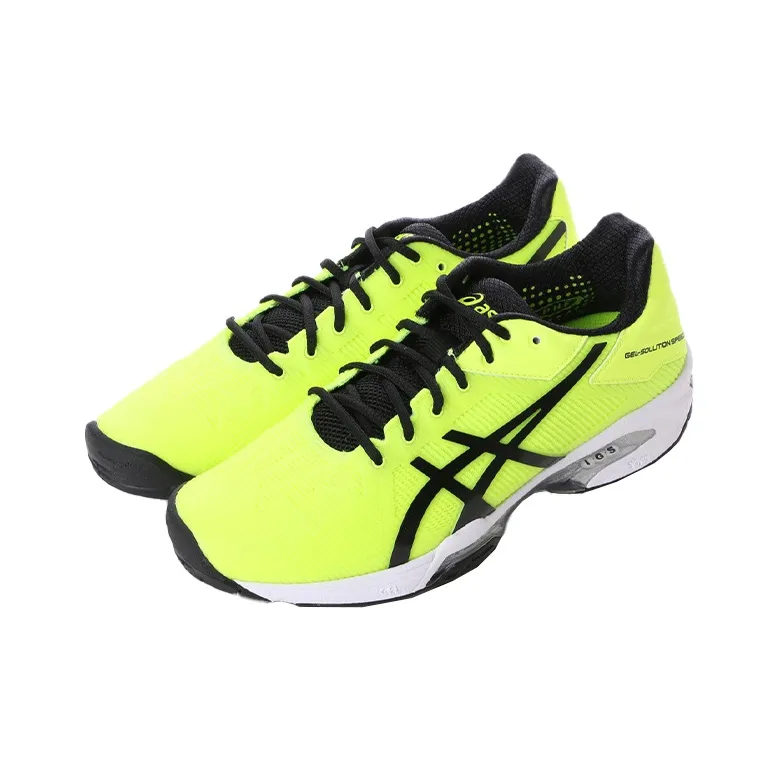 Asics Gel-Solution Speed 3 Oc Wear-Resistant Low-Top Running Shoes Men's Yellow-2