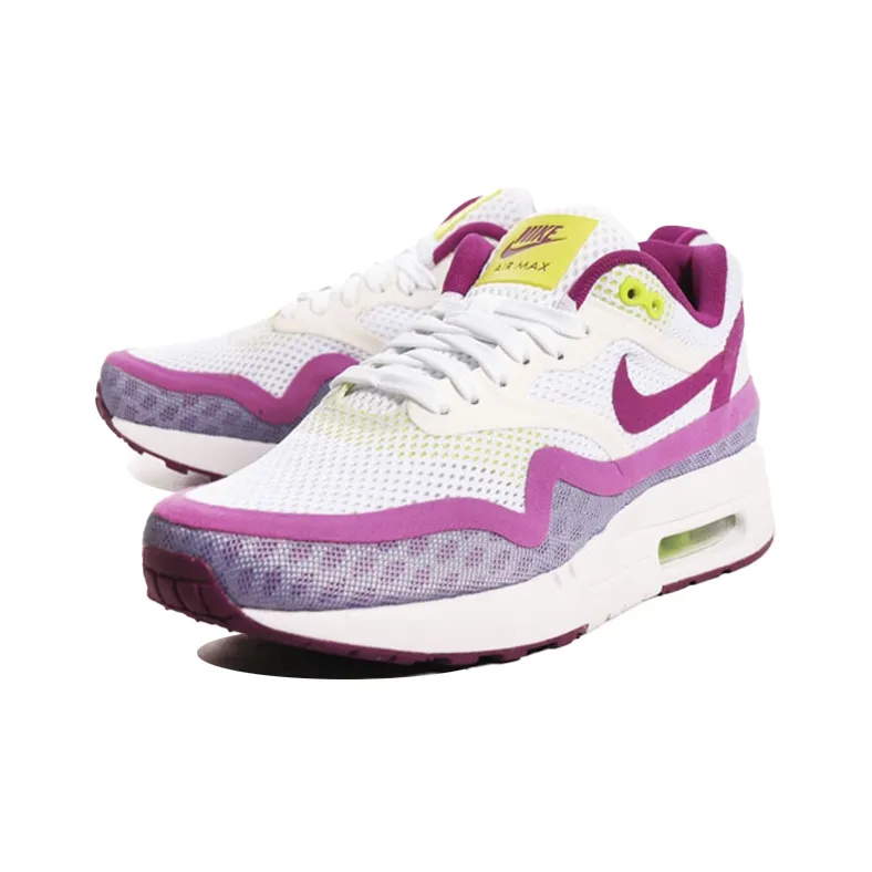 Nike Air Max 1 Br White Bright Grape Venom Green Women's-1