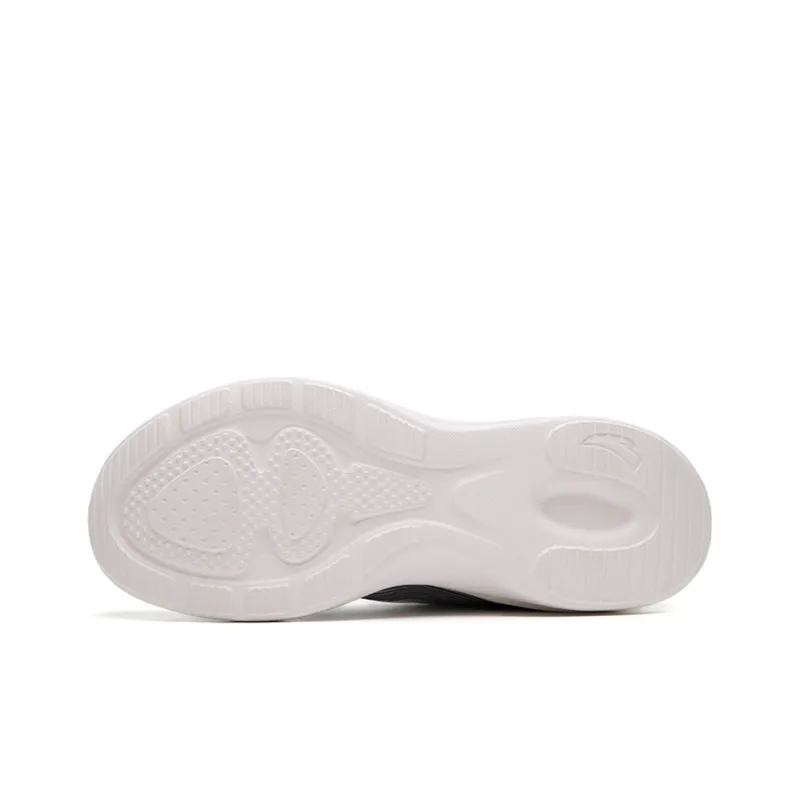 Anta Breathable Abrasion-Resistant Coverage Impact-Resistant Slip-Resistant Low-Top Running Shoes Men's White Blue-4
