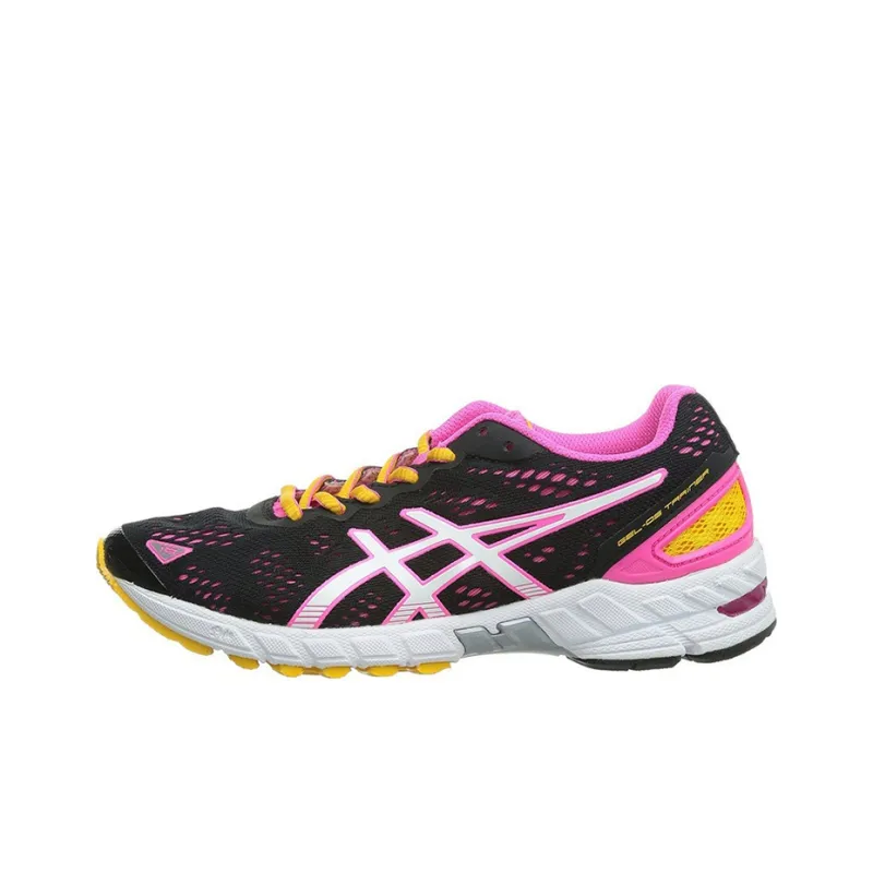 Asics Gel-DS Trainer 19 Anti-Slip Wear-Resistant Breathable Lightweight Low-Top Running Shoes Women's Black White Pink-0