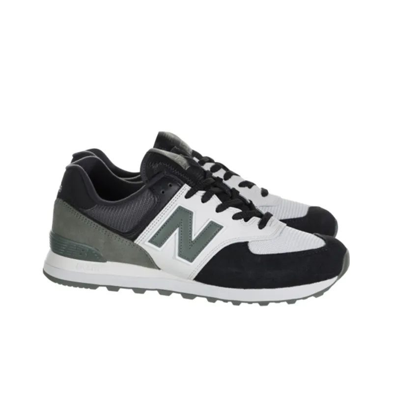 New Balance 574 Series Low Top Black/White/Grey-1