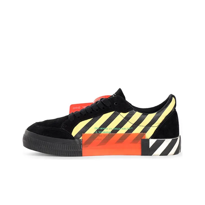 OFF WHITE Vulc Low Black Yellow Green-2