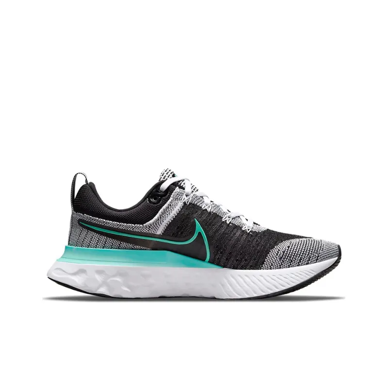 Nike React Infinity Run Flyknit 2 'Black Aurora Green' Women's-1