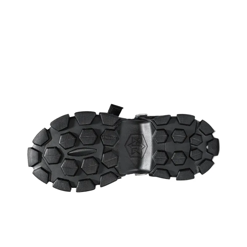 NORVINCY Luxury Streetwear Black Warrior Beach Sandals Unisex-4
