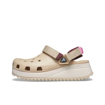 Crocs Classic Hiker Clogs 'Beige White Red'
