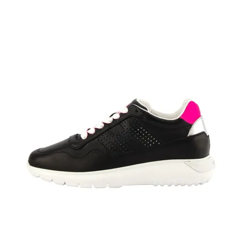 HOGAN Interactive³ Breathable Low-Top Running Shoes Women's Black