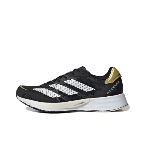 Adidas Adizero Adios 6 Black Gold Metallic Women's