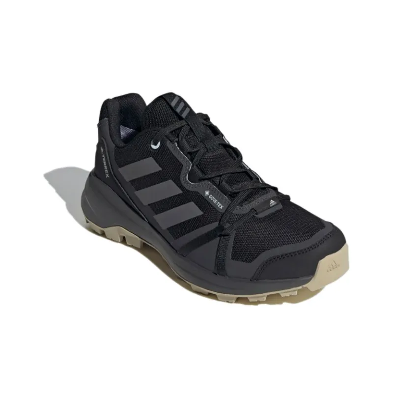 Adidas Terrex Skyhiker Gore-Tex Hiking Breathable Low-Top Outdoor Shoes Women's Black Gray White-2