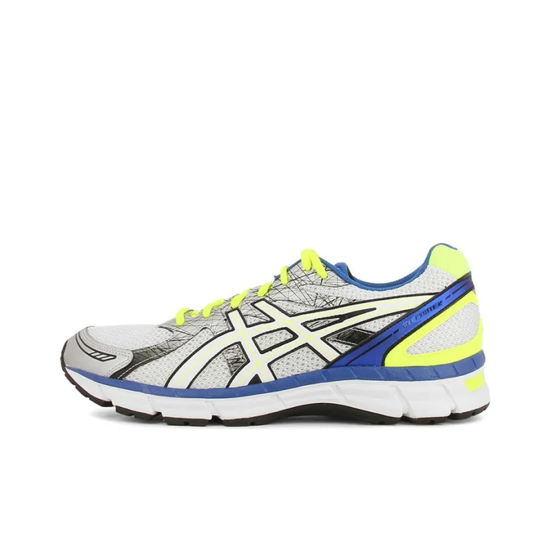 Asics Gel-Excite 2 Wear-Resistant Low-Top Running Shoes Men's White Yellow-0