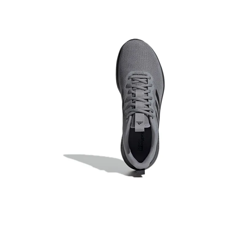 Adidas Fluidstreet Slip-Resistant Low-Top Running Shoes Men's Gray Black-4