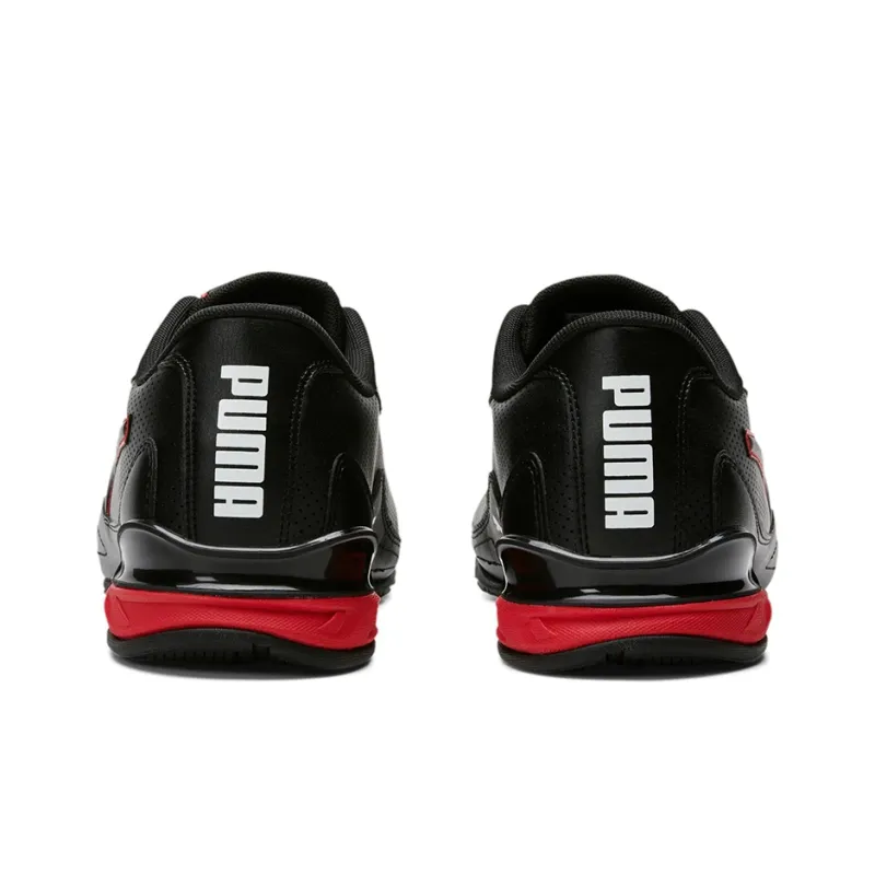 PUMA Viz Runner Sport SL Running Shoes Men Low-Top Black/Red/White-3