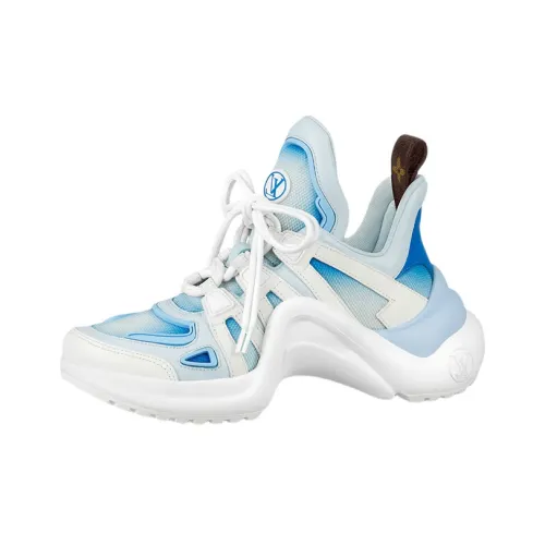 LOUIS VUITTON Archlight 1.0 Casual Shoes Women's Low-Top White/Blue