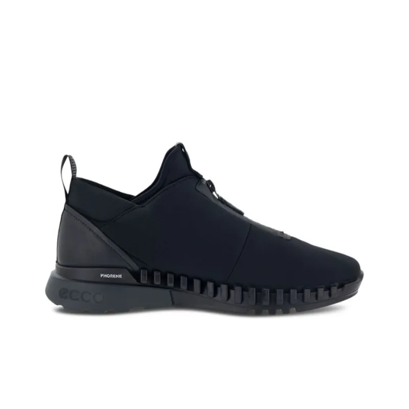 Ecco Zipfle Wear Resistant Low Top Running Shoes Men's Black-1