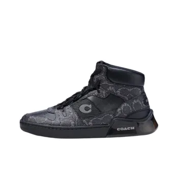 MICHAEL B. JORDAN x COACH CitySole High Top Stylish Skateboarding Shoes Men's Black