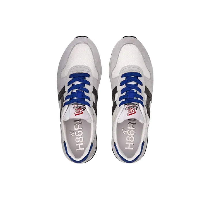HOGAN Logo Patch Lace-Up Sneakers-4