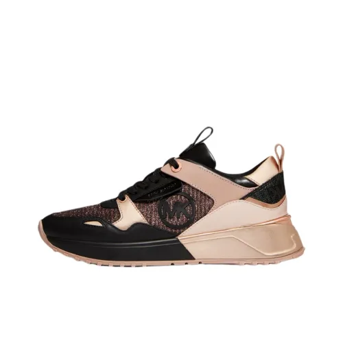 MICHAEL KORS Theo Casual Shoes Women's Low-Top Black/Light Brown