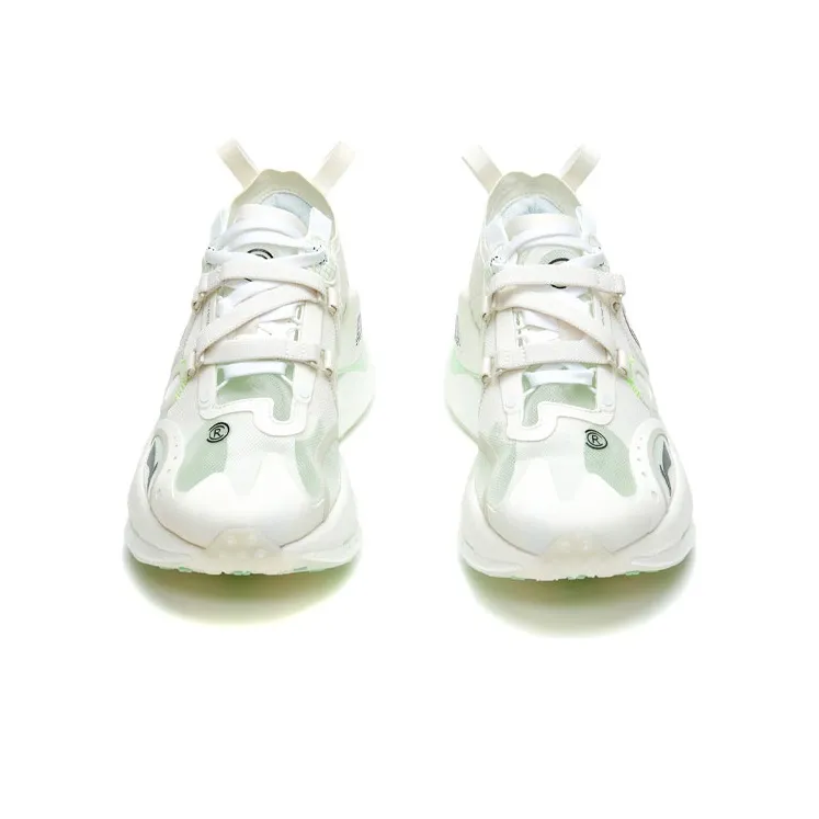 LiNing Jueying CRC Anti Slip Wear Resistant Low Top Running Shoes Men's Mist White-2