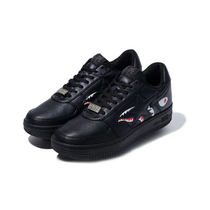 Mastermind JAPAN x A BATHING APE STA M1 Stylish Skateboarding Shoes Men's Black-2