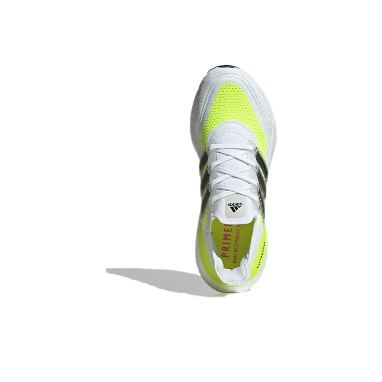 Adidas Ultra Boost 21 White Solar Yellow-4
