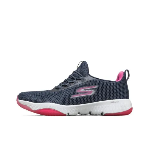 Skechers GO RUN Series Running Shoes Women's Low-Top Navy