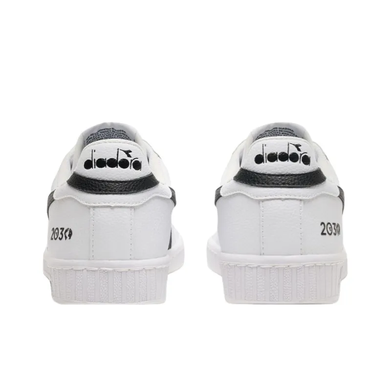 diadora Game L Waxed Row Cut 'White Black'-3