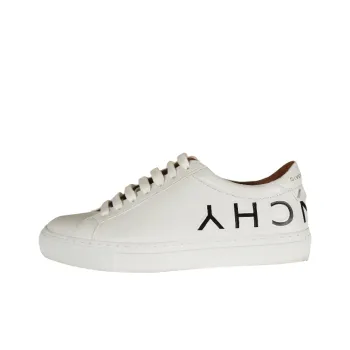 GIVENCHY Rubber Sole Logo Low Top Stylish Skateboarding Shoes Women's White Black