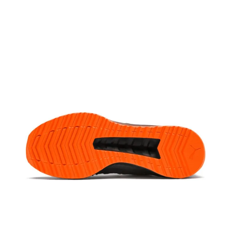 PUMA Ignite Ronin Ignlte Ronin Lightweight Wear-resistant And Non-slip Low-Top Running Shoes Men's Black Orange-4
