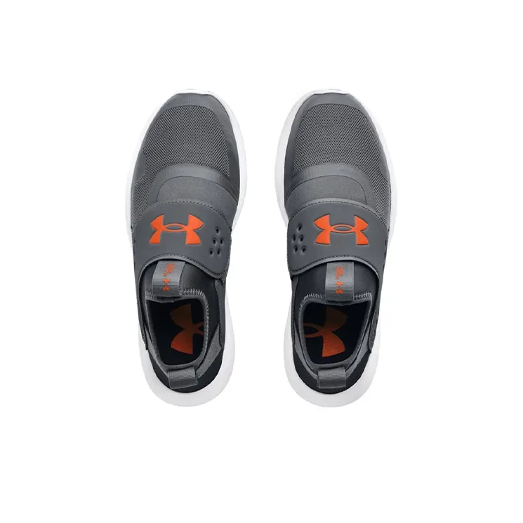Under Armour Runplay Anti-Slip And Wear-Resistant Breathable Low-Top Running Shoes Men's Gray-3
