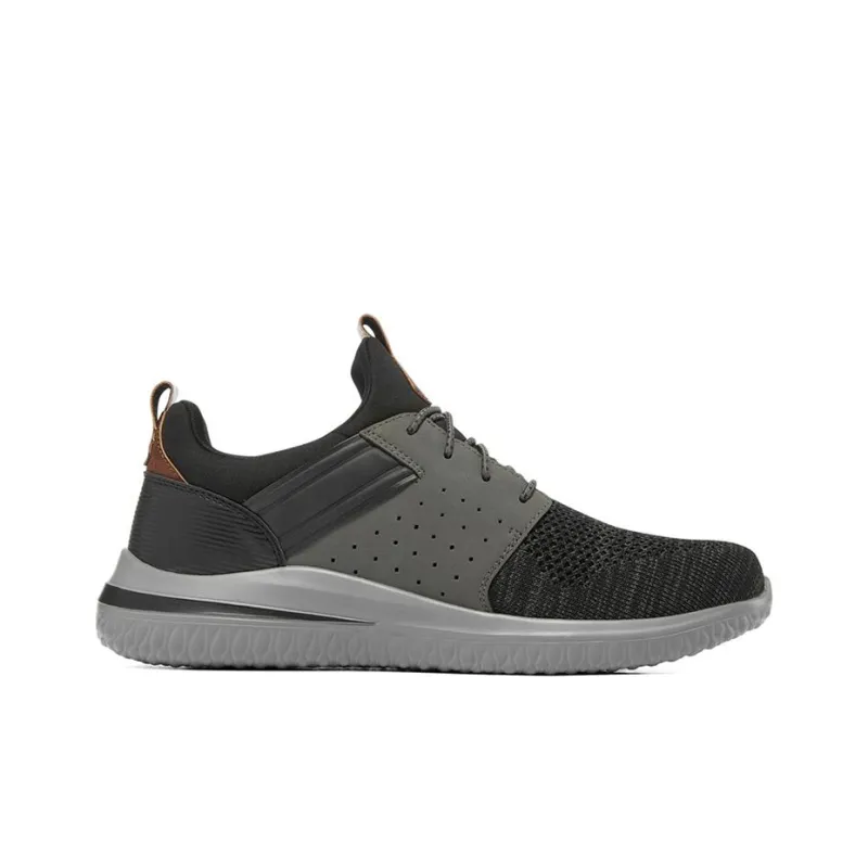 Skechers Delson 3.0 'Black Gray'-1