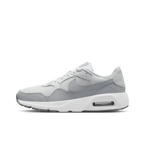 Nike Air Max SC Running Shoes Men Low-Top Gray/White