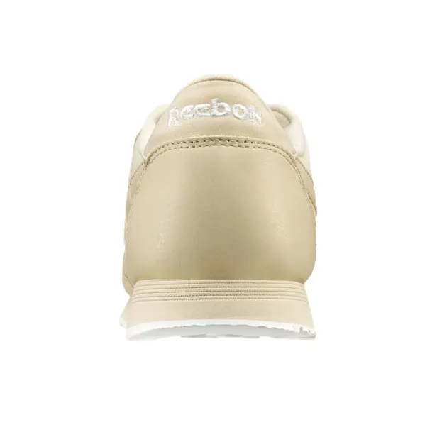 Reebok Classic Nylon Casual Shoes Women's Low-Top Beige Yellow-4