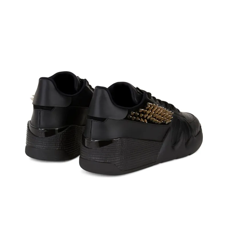 Giuseppe Zanotti/GZ Talon Low Top Stylish Skateboarding Shoes Men's Black-3