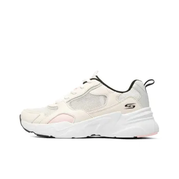 Skechers Macaron Cushioning Anti Slip And Wear Resistant Low Top Casual Shoes Women's Natural Pink