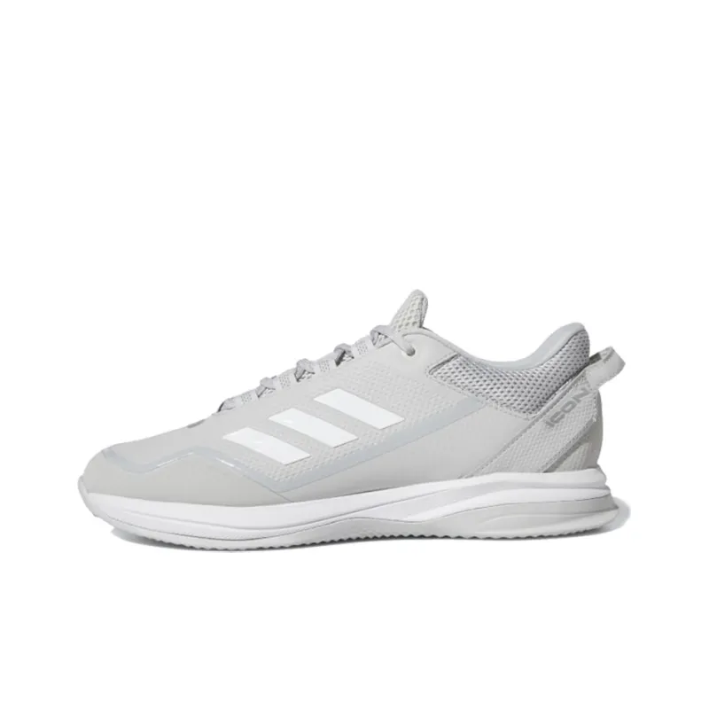 Adidas Icon 7 Turf Anti-Slip Wear-Resistant Low-Top Running Shoes Men's Gray-0