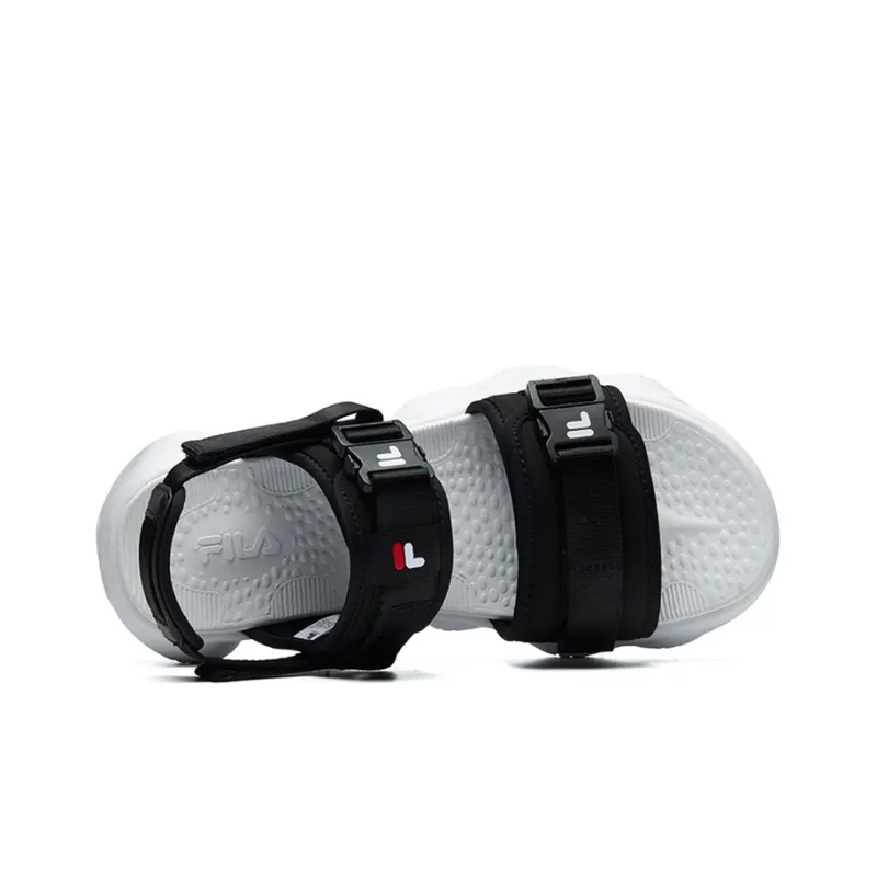 FILA Casual Sandals For Black/White Women's-2