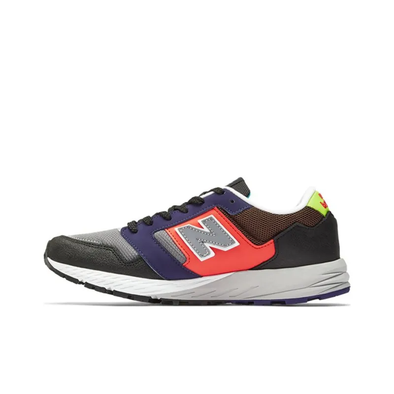 New Balance 575 MiUK Black Grey Coral-0